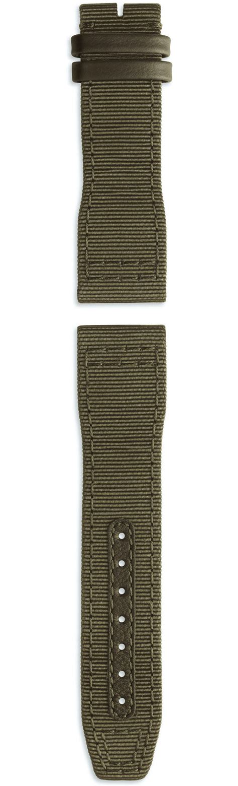 IWC Strap Textile Green For Pin Buckle IWE13406 .